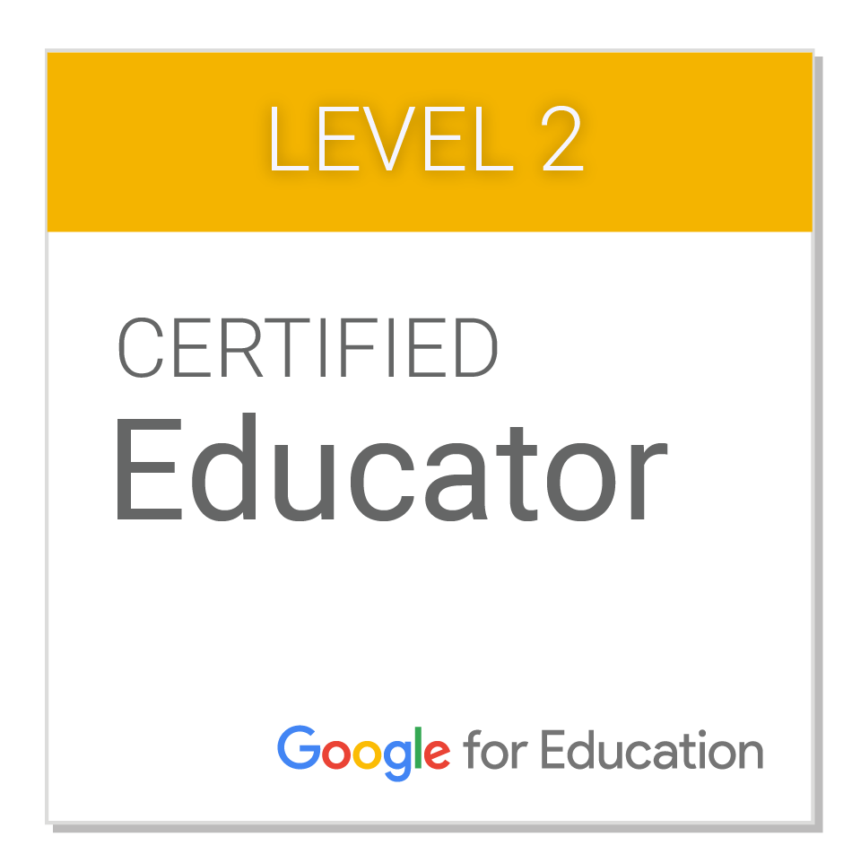 Google Certified Educator Level 2 Badge